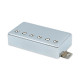 MARCEAU GUITARS® HUMBUCKER PICKUP THE LUCKY BRIDGE CHROME COVER