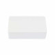 PICKUP COVER FOR HUMBUCKER CLOSED PLASTIC WHITE MAT