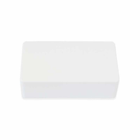 PICKUP COVER FOR HUMBUCKER CLOSED PLASTIC WHITE MAT