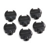 ! DISCONTINUED ! SCHALLER® BANJO B4 MACHINE HEAD BUTTONS BLACK (6pcs)
