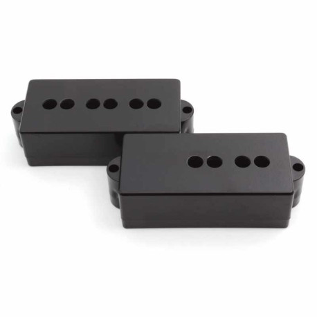 COVERS FOR PRECISION BASS® PICKUP 5 STRING BLACK MAT (2pcs Set)