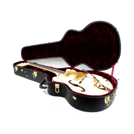 ! B-STOCK ! BOBLEN® JAZZ/JUMBO/17" GUITAR DELUXE VELVET HARDSHELL CASE