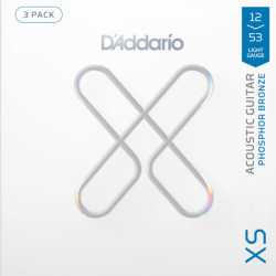 D'ADDARIO® XS CORDES GUITARE ACOUSTIQUE PHOSPHORE BRONZE XSAPB1253, 012-053