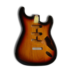 HOSCO® REPLACEMENT BODY FOR STRAT® ALDER 3pcs 3 TONE SUNBURST