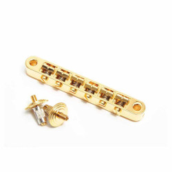 GÖLDO® 3 POINTS VARIO TUNE-O-MATIC BRIDGE 72.3 TO 74mm SPACING GOLD