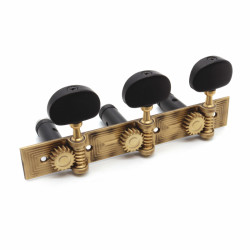 APARICIO CLASSICAL MACHINE HEADS "CUENCA" BRONZE / BLACK SHAFT / EBONY BUTTON