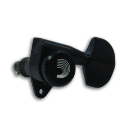 D'ADDARIO® AUTO-TRIM® TUNING MACHINES 3+3 1:18 BLACK