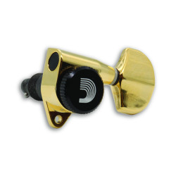 D'ADDARIO® AUTO-TRIM® TUNING MACHINES 3+3 1:18 GOLD