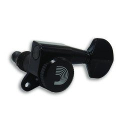 D'ADDARIO® AUTO-TRIM® TUNING MACHINES 6x1 1:18 BLACK