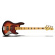 SANDBERG® CALIFORNIA TM4 TOUCHE ÉRABLE BLOCK INLAYS - 3 TONE SUNBURST