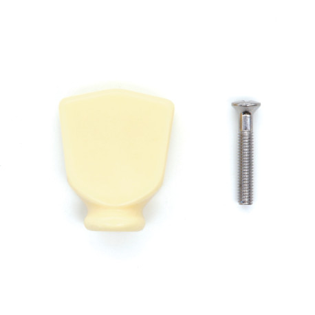 GROVER® BOUTONS POUR MÉCANIQUES KEYSTONE ABS IVOIRE (6pcs)