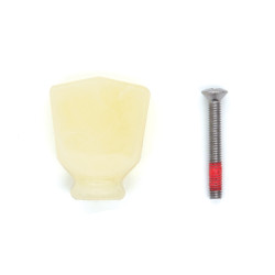 GROVER® YELLOW KEYSTONE BUTTONS (6pcs)