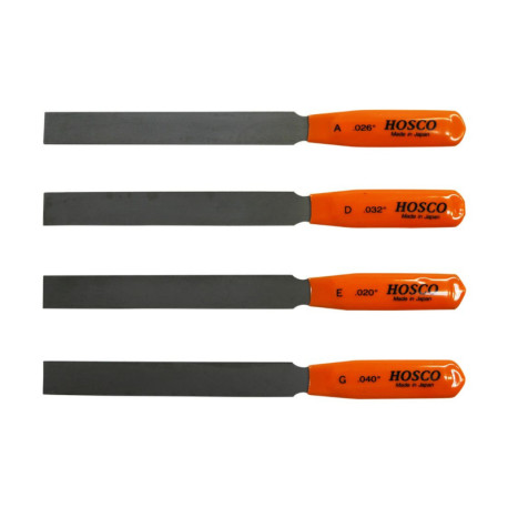 HOSCO® LIMES À SILLET VIOLON (Set de 4)