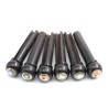 CHEVILLES ÉBÈNE TÊTE DOME GUITARE ACOUSTIQUE POINT ABALONE 5.3mm (6pcs)