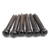 BRIDGE PINS EBONY FOR ACOUSTIC GUITAR NO DOT 5.3mm (6pcs)