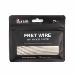 BLACKSMITH® FRETTES 18% NICKEL SILVER 2.4 x 1.20mm TIGE 92mm RADIUS 12" (24pcs)