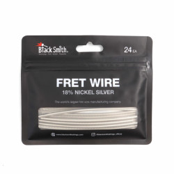 BLACKSMITH® FRETTES 18% NICKEL SILVER 2.70 x 1.10mm TIGE 92mm RADIUS 12" (24pcs)