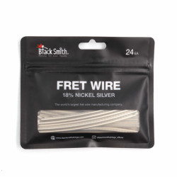 BLACKSMITH® FRETTES 18% NICKEL SILVER 2.90 x 1.30mm TIGE 92mm RADIUS 12" (24pcs)