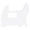 WD® CUSTOM PICKGUARD TELE® HUMBUCKER 8 TROUS 3 PLIS BLANC