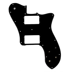 WD® CUSTOM PICKGUARD VINTAGE TELE® DELUXE 1972-1982 3 PLIS NOIR
