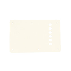 WD® CUSTOM PICKGUARD PLAQUE ARRIÈRE STRAT® E-e 56mm 1 PLI PARCHMENT