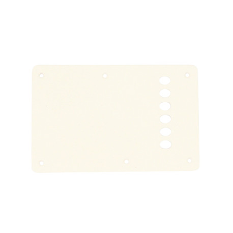 WD® CUSTOM PICKGUARD STRAT® BACK PLATE E-e 56mm 1 PLY PARCHMENT