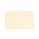 WD® CUSTOM PICKGUARD STRAT® BACK PLATE E-e 56mm 1 PLY CREAM