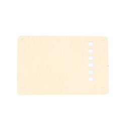 WD® CUSTOM PICKGUARD PLAQUE ARRIÈRE STRAT® E-e 56mm 1 PLI CRÈME