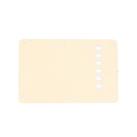 WD® CUSTOM PICKGUARD STRAT® BACK PLATE E-e 56mm 1 PLY CREAM