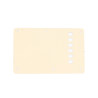 WD® CUSTOM PICKGUARD STRAT® BACK PLATE E-e 56mm 1 PLY CREAM