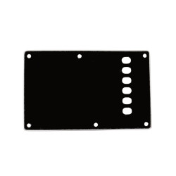 WD® CUSTOM PICKGUARD PLAQUE ARRIÈRE STRAT® E-e 56mm 3 PLIS NOIR