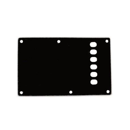 WD® CUSTOM PICKGUARD STRAT® BACK PLATE E-e 56mm 3 PLY BLACK