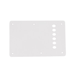 WD® CUSTOM PICKGUARD PLAQUE ARRIÈRE STRAT® E-e 56mm 1 PLI BLANC