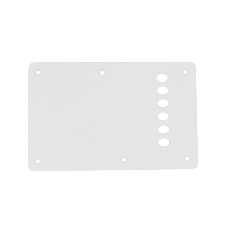 WD® CUSTOM PICKGUARD STRAT® BACK PLATE E-e 56mm 1 PLY WHITE