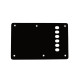 WD® CUSTOM PICKGUARD PLAQUE ARRIÈRE STRAT® E-e 56mm 1 PLI NOIR