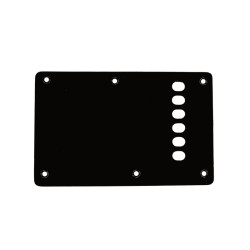 WD® CUSTOM PICKGUARD PLAQUE ARRIÈRE STRAT® E-e 56mm 1 PLI NOIR