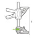 PIHER® MINI QUICK ONE HAND CLAMP 5.5 x 30cm