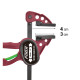 PIHER® MICRO QUICK ONE HAND CLAMPS 4 x 20cm (2pcs)
