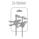 PIHER® MICRO QUICK ONE HAND CLAMPS 4 x 20cm (2pcs)