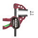 PIHER® MICRO QUICK ONE HAND CLAMPS 4 x 10cm (2pcs)