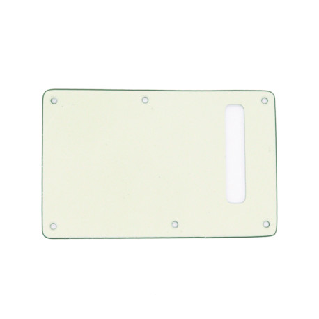 WD® CUSTOM PICKGUARD STRAT® BACK PLATE WITH SLOT 3 PLY MINT GREEN