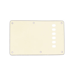 WD® CUSTOM PICKGUARD PLAQUE ARRIÈRE TYPE STRAT® 56mm 3 PLIS PARCHMENT