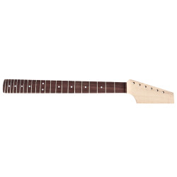 MARCEAU GUITARS® MANCHE TÊTE BRUTE ÉRABLE FLAMMÉ/PALISSANDRE 22F TALON STRAT®