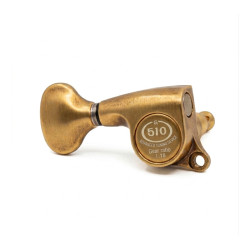 ! DISCONTINUED ! GOTOH® SGS510Z MACHINE HEADS 6x1 FOR LEFT HAND 1:18 X-GOLD