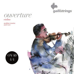 GALLI STRINGS® OUVERTURE CORDES VIOLON CONCERT ACIER 4/4