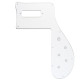 ! DISC. ! ALL PARTS® PLAQUE PROTECTION TYPE RICKENBACKER® 4001 POST 74' BLANC