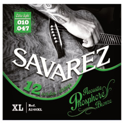 SAVAREZ® CORDES ACOUSTIQUE BRONZE 12 CORDES 010-047