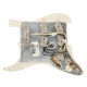 FENDER® PRE-WIRED STRAT® PICKGUARD, CUSTOM SHOP 69' SSS TORTOISE