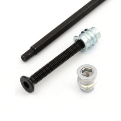 NECTITE® VIS ALLEN ET INSERTS FIXATION MANCHE 40mm M4 NOIR (4pcs)