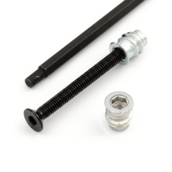 NECTITE® VIS ALLEN ET INSERTS FIXATION MANCHE 45mm M4 NOIR (4pcs)